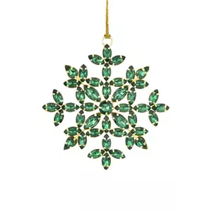 pandantiv decorativ 11 x 11 x 1 cm culoarea verde imagine