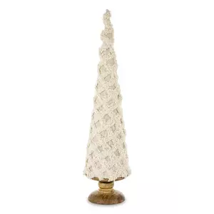 home & lifestyle pom de crăciun decorativ 54 x 14 x 14 cm culoarea bej imagine