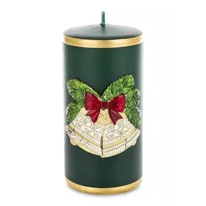 home & lifestyle lumânare decorativă 14 x 7 x 7 cm culoarea verde imagine