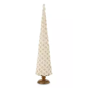 home & lifestyle pom de crăciun decorativ 78 x 17 x 17 cm culoarea bej imagine