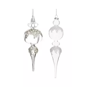 home & lifestyle set de globuri de crăciun 2-pack imagine