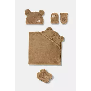 The North Face compleu bebe BABY CAMPSHIRE BOX SET culoarea maro, NF0A8DDCBQ81 imagine