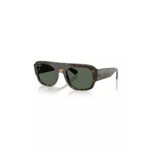 Ray-Ban ochelari de soare culoarea maro, 0RB2218 imagine
