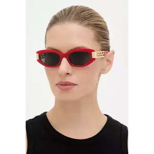 Versace ochelari de soare culoarea rosu, 0VE4501 imagine