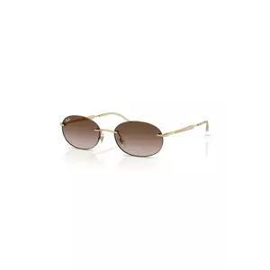 Ray-Ban ochelari de soare culoarea auriu, 0RB3767 imagine