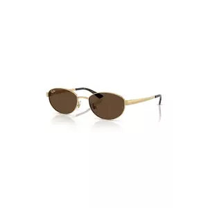 Ray-Ban ochelari de soare culoarea auriu, 0RB3774D imagine