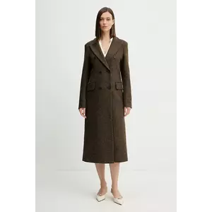 Silvian Heach palton ALBACETE culoarea verde, GPA25010CP imagine