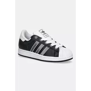 adidas Originals sneakers pentru copii SUPERSTAR II culoarea negru, JQ0314 imagine