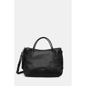 Gianni Chiarini geantă de mână din piele întoarsă CINDY culoarea negru, BS.11700.CM imagine