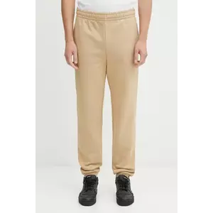 Lacoste pantaloni de trening din bumbac culoarea verde, uni, XH9833 imagine