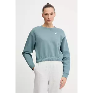 Under Armour bluză Rival culoarea verde, melanj, 6007035 imagine