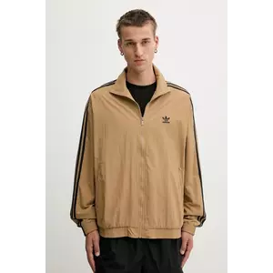 adidas Originals bluză Firebird Tt culoarea verde, cu imprimeu, JY1333 imagine