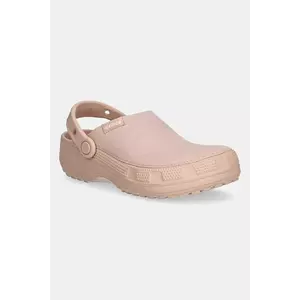 Crocs papuci Classic Crafted Clog culoarea bej, 211354 imagine