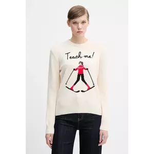 MC2 Saint Barth pulover de lână culoarea roz, QUE0018 imagine