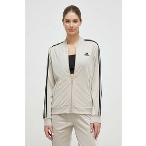 adidas trening femei, culoarea bej imagine