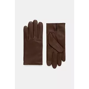 BOSS Orange manusi de piele culoarea negru, 50526831 imagine