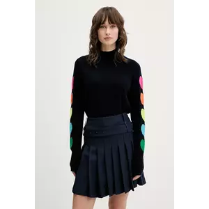 FROM FUTURE pulover de cașmir culoarea bleumarin, light, cu turtleneck, WPM01306 imagine