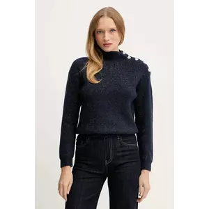 Morgan pulover din amestec de lână MSTORI culoarea gri, cu turtleneck, MSTORI imagine