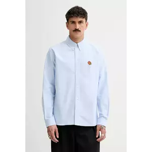 Kenzo camasa din bumbac barbati, cu guler button-down, relaxed, FF55CH4109LO.64 imagine