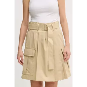 Kenzo fustă din bumbac culoarea bej, mini, evazati, FF52JU2989DL.11 imagine