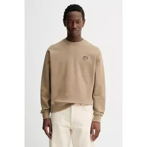 Kenzo hanorac de bumbac culoarea maro, uni, FF55SW2624MF.10 imagine