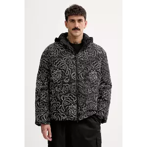 Kenzo geacă Star Tiger Down Jacket bărbați, culoarea negru, de iarnă, FE65OU1439NN.99 imagine