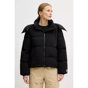 Kenzo geacă Regular Puffer Jacket femei, culoarea negru, de iarnă, FE62OU1259NH.99 imagine