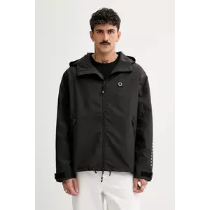 Kenzo geacă culoarea negru, de tranzitie, oversize, FF55BL1759NB.99 imagine