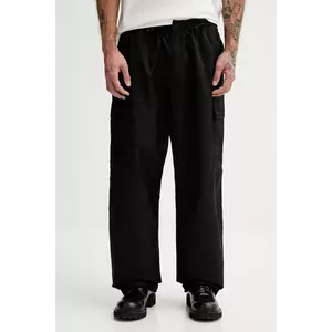 Kenzo pantaloni bărbați, culoarea negru, drept, FF55PA5149CE.99 imagine