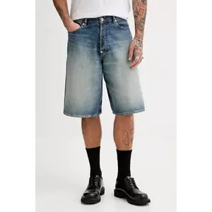 Kenzo pantaloni scurți jeans bărbați, FF55DS3396I7.DS imagine