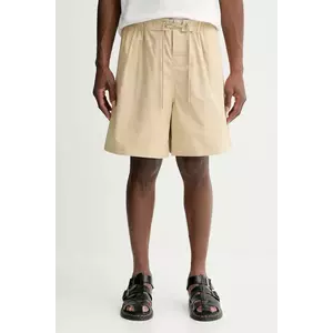 Kenzo pantaloni scurți din bumbac culoarea bej, FF55SH5059SC.11 imagine