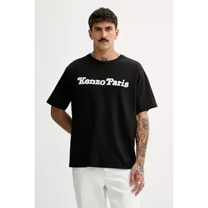 Kenzo tricou din bumbac x Verdy bărbați, culoarea negru, cu imprimeu, FF55TS4994SG.99J imagine