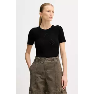 Kenzo pulover culoarea negru, light, FF52PU4983CW.99J imagine