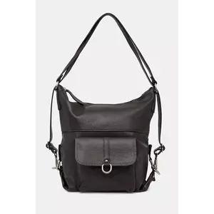 Answear.LAB ghiozdan de piele culoarea maro, mare, neted imagine