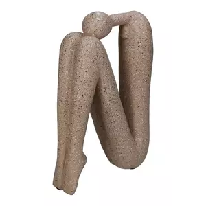 home & lifestyle figurina decorativă 20 x 5, 5 x 14 cm culoarea bej imagine