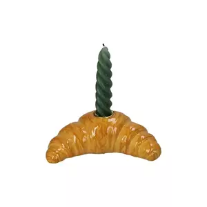 home & lifestyle sfeșnic decorativ 5, 6 x 9 x 16, 4 cm culoarea portocaliu imagine