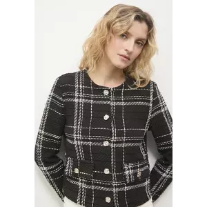 Answear.LAB sacou culoarea maro, un singur rand de nasturi, modelator imagine