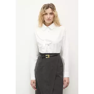 Answear.LAB camasa culoarea alb, cu guler clasic, regular imagine