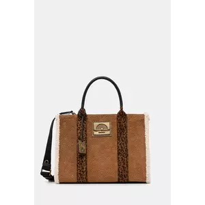 Kurt Geiger London geantă de mana din piele întoarsă SOUTHBANK culoarea maro, 5033548219 imagine