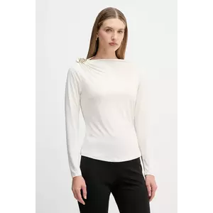 Pedro del Hierro longsleeve culoarea bej, 8622514 imagine