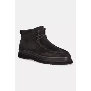 Gant botine de piele întoarsă Blistown culoarea maro, 31643078 imagine