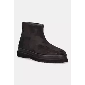 Gant cizme din piele întoarsă Sistown culoarea maro, cu platformă, izolare ușoară, 31543103 imagine