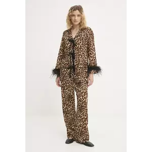 The Sleeper pijama culoarea maro, BWSP02A025F imagine