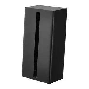 Yamazaki recipient servetele Tower 12, 6 x 9, 7 x 23, 7 cm culoarea negru imagine