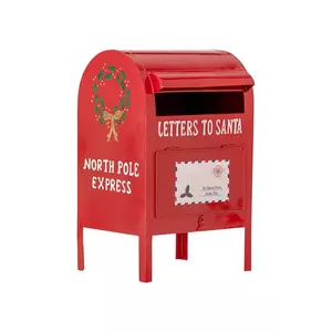 Bloomingville cutie poștală Carlo Deco 21 x 33 x 18 cm culoarea roșu imagine