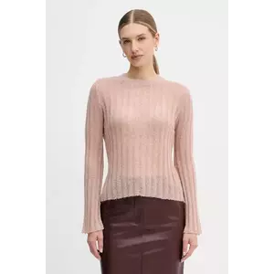 Hoss Intropia pulover din amestec de lână culoarea roz, light, 6382016 imagine