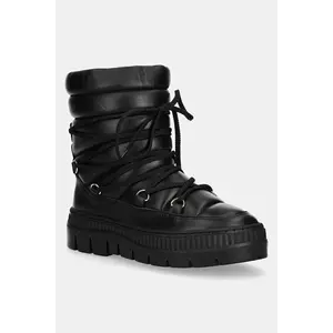 Pollini bocanci de piele culoarea negru, SA24225G0NTE100A imagine