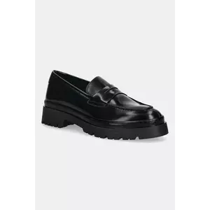 Gant mocasini de piele Aligrey culoarea negru, cu toc plat, 31571154 imagine
