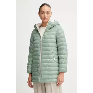 Geox geacă cu două fețe SPHERICA culoarea bej, de tranziție, W5628A TC191 imagine