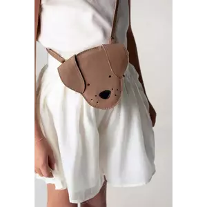 Donsje geantă din piele întoarsă pentru copii Britta Classic Purse Dog culoarea maro, 5001030 imagine